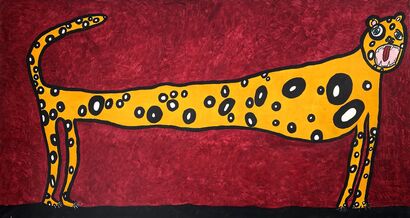 El Jaguar - a Paint Artowrk by Sofia Busquets